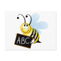 abc Bee Post Card