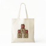 ABC Blocks and Apples Canvas Bag