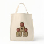 ABC Blocks and Apples Tote Bags
