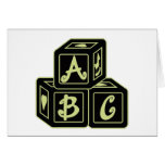 ABC Blocks Greeting Card