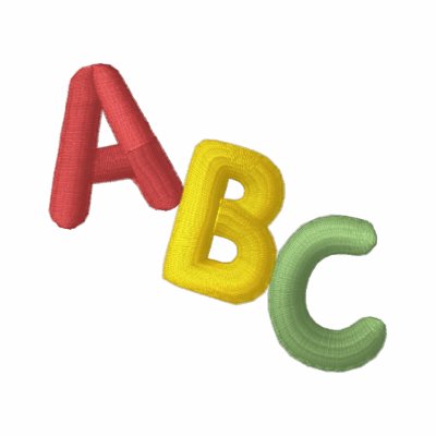 Abc Letters by ZazzleEmbroidery