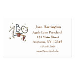 ABC Stars Teacher Business Card