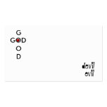 abcs of good and evil business cards