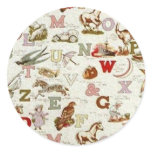 ABC's Sticker/Seal Template