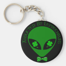 Abducted By Alien Leprechauns Key Chains