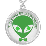 Abducted By Alien Leprechauns Pendants