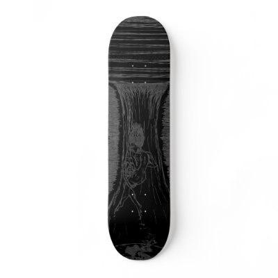 ABDUCTION BLACK Board Skate Board Decks by meganbeing