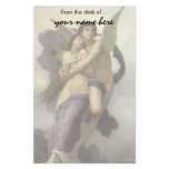 Abduction (Ravishment) of Psyche by Bouguereau Customized Stationery