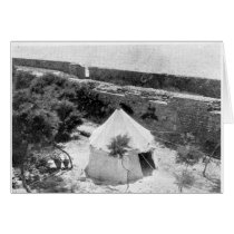 `Abdu'l-Baha's garden and tent in Akka Greeting Cards