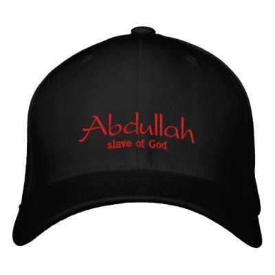 Abdullah Name Cap / Hat by toppings