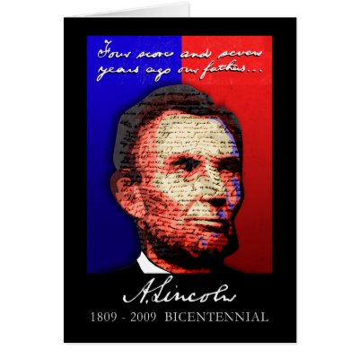 Abe Lincoln - Bicentennial Card by spacedust