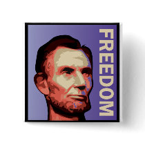 Abe Lincoln - Bicentennial Seal Pinback Button