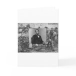 Abe Lincoln "Destroy Enemies" Wisdom Quote Gifts Greeting Card