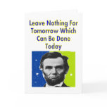 Abe Lincoln Quote T-Shirts & Gifts Cards