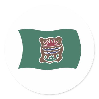 Abenaki Tribe Flag Sticker by livingflags