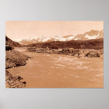 Abercrombie Canyon, Copper River, Alaska Poster