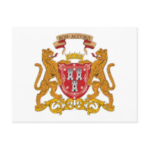 Aberdeen Coat of Arms Postcard