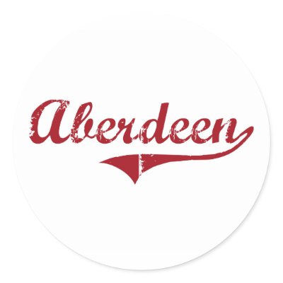 Aberdeen Ohio Classic Design Sticker by cityshirt