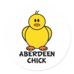Aberdeen Washington Chick stickers