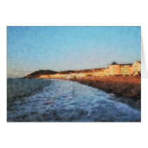 Aberystwyth Sea Front Greeting Card