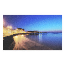 Aberystwyth Sea Front Rectangular Sticker