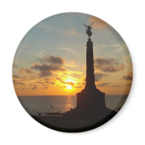 Aberystwyth Sunset Refrigerator Magnet