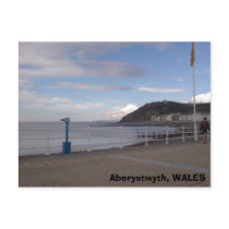 Aberystwyth, WALES Post Card