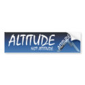 ABH Altitude Not Attitude bumper stickers
