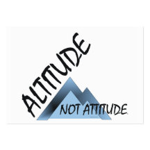 ABH Altitude Not Attitude Business Card Templates