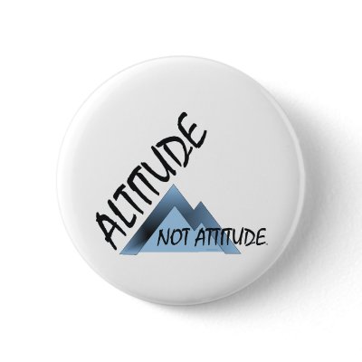 ABH Altitude Not Attitude Pinback Button by teepossible