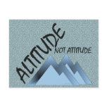 ABH Altitude Not Attitude Postcards