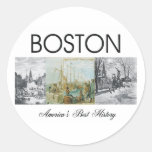 ABH Boston Round Stickers