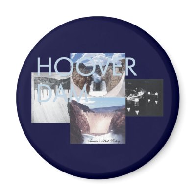 ABH Hoover Dam Fridge Magnet by teepossible