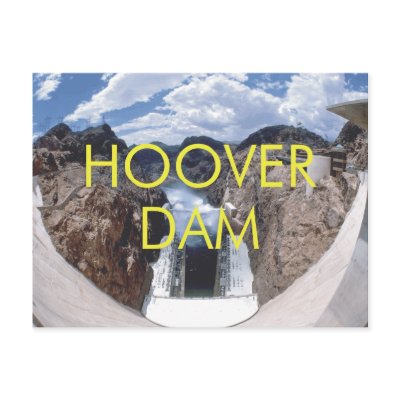 ABH Hoover Dam Post Card by teepossible