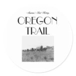 ABH Oregon Trail Round Stickers