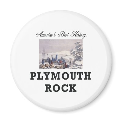 ABH Plymouth Rock Refrigerator Magnet by teepossible