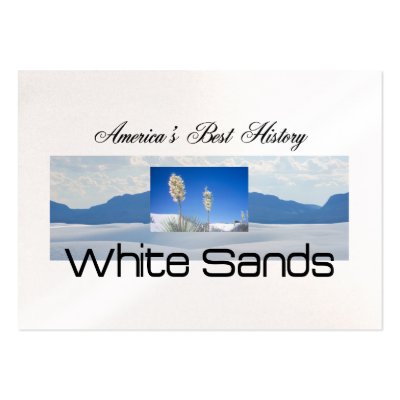 ABH White Sands Business Card Templates by teepossible