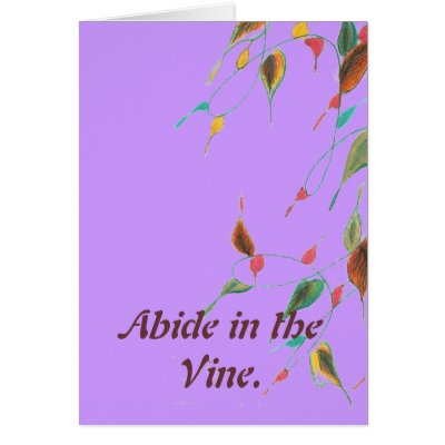 Abide Greeting Card by marylouroche