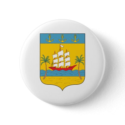 Abidjan Coat of Arms Pin by FlagTshirts