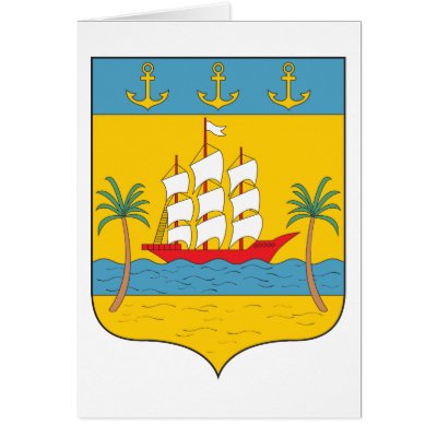 Abidjan Coat of Arms Greeting Cards by FlagTshirts