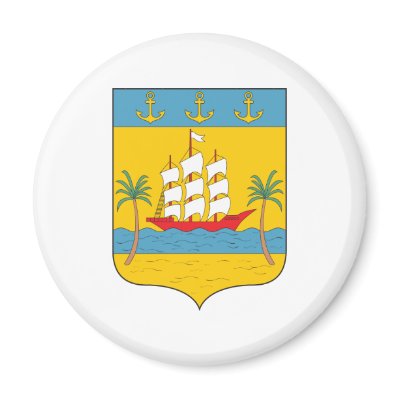 Abidjan Coat of Arms Refrigerator Magnet by FlagTshirts