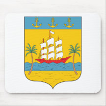 Abidjan Coat of Arms Mouse Mats
