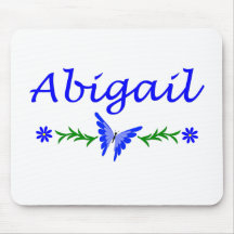 Abigail (Blue Butterfly) Mouse Mats