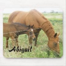 Abigail horse mousepad