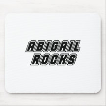 Abigail Rocks Mouse Mat