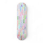 Abigail Text Design II Skateboard