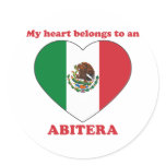 Abitera Round Stickers