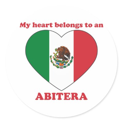 Abitera Round Stickers by ValentinesDayTshirts