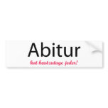 abitur hat heutzutage jeder!