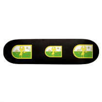 Abkhazia Coat of Arms Skate Boards